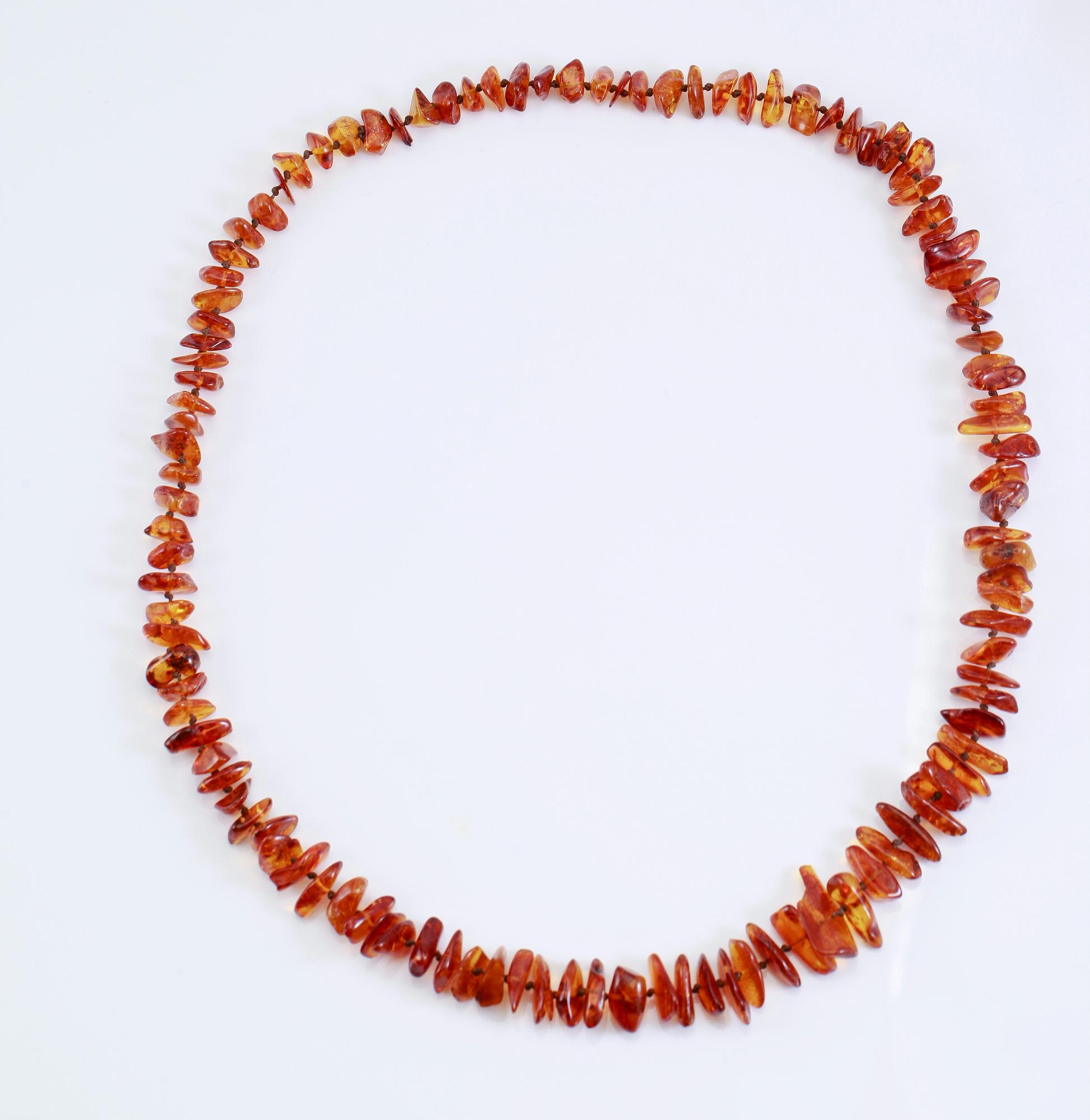 COLLIER, bärnsten.