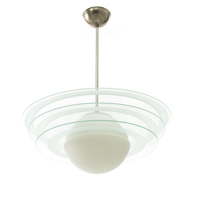 A ceiling light, Saturnus model, mid-20th Century.