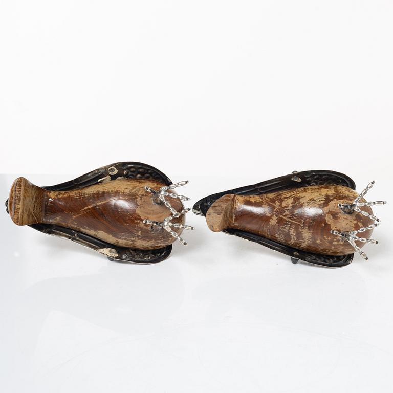 A pair of candlesticks, 20th century.