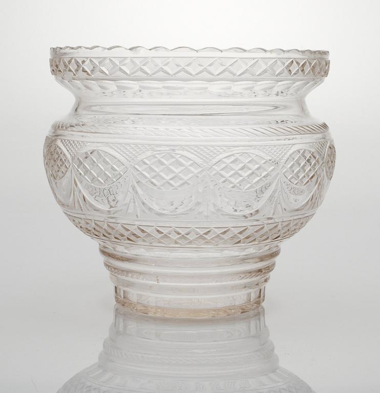 SKÅL, glas, 1800-tal.