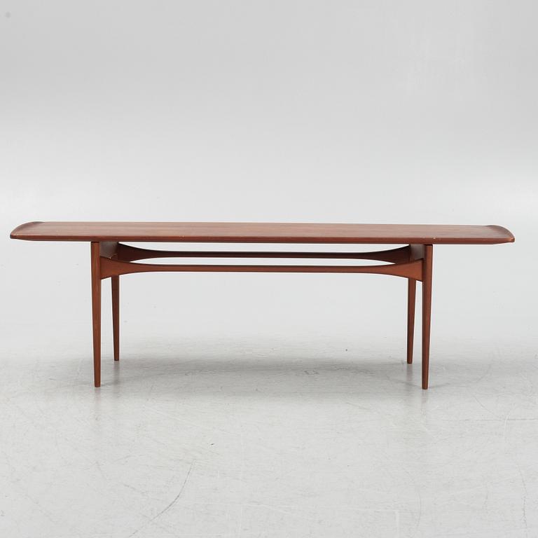 Tove & Edward Kindt-Larsen, a teak coffee table, FRance & Daverkosen, Denmark, 1950's/60's.