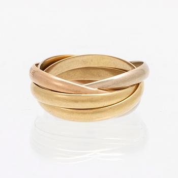 Cartier, ring "Trinity", 18K guld.