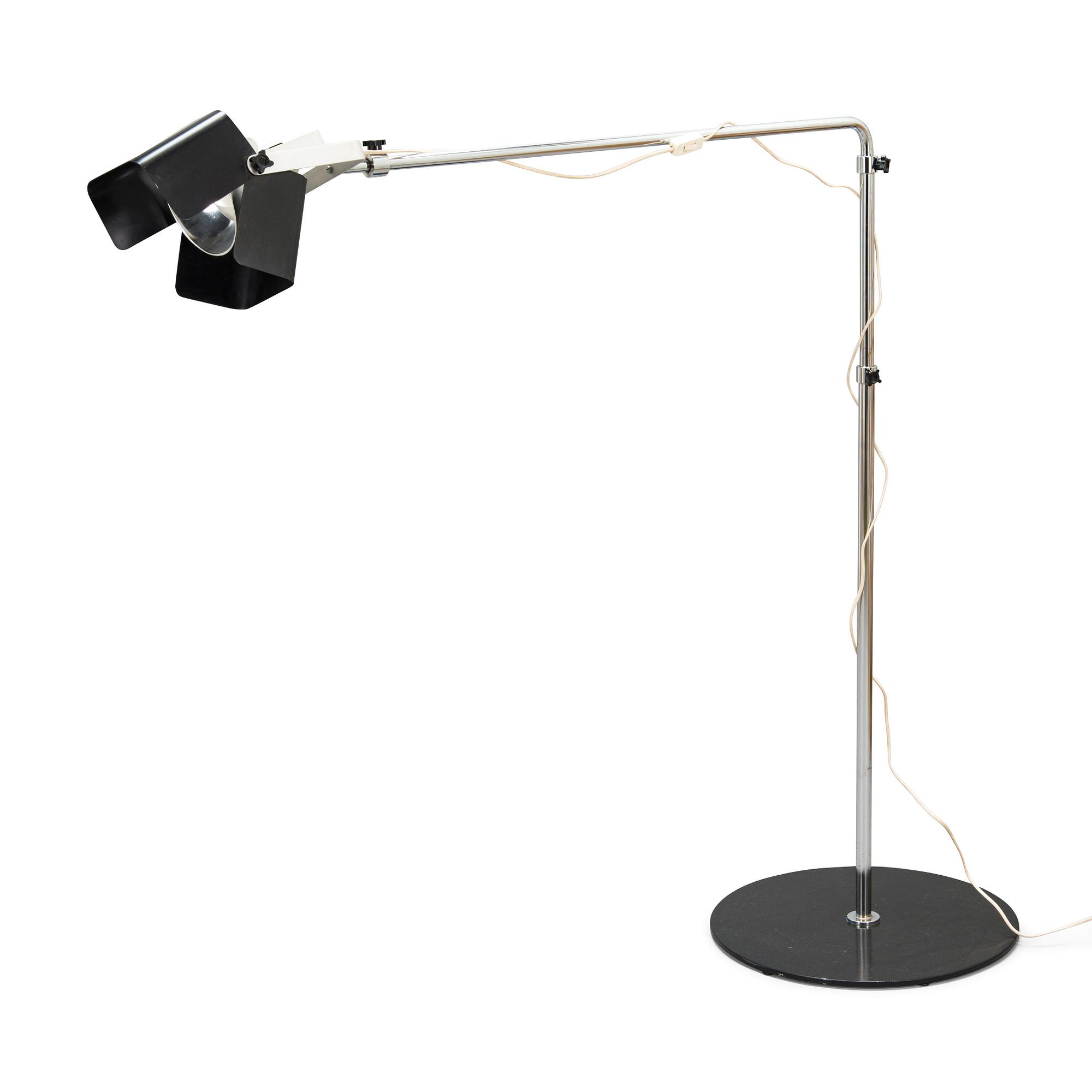 Yrjö Kukkapuro, A 1960's '100 G' floor light for Haimi.