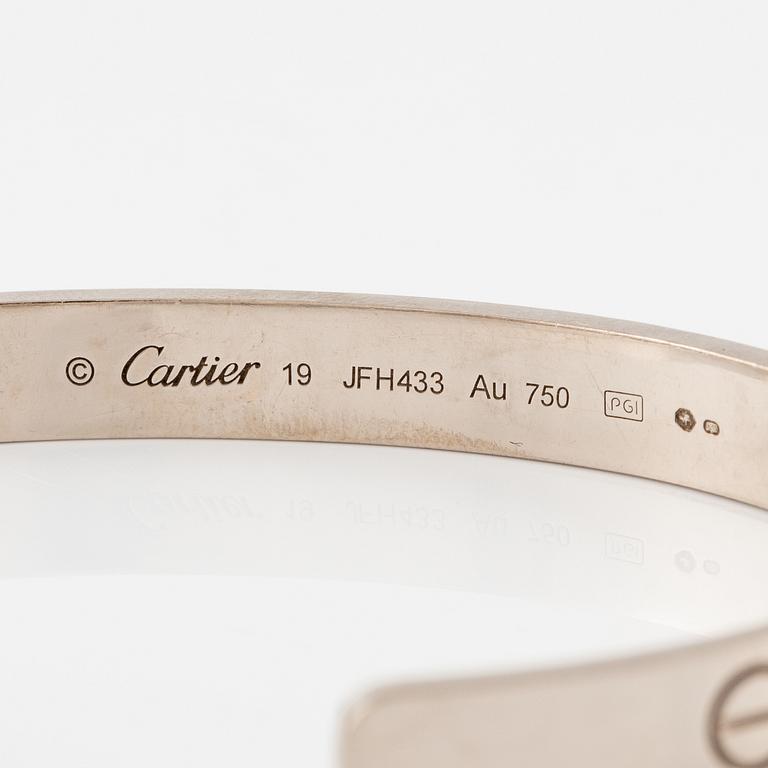 Cartier bracelet 18K white gold "Love".