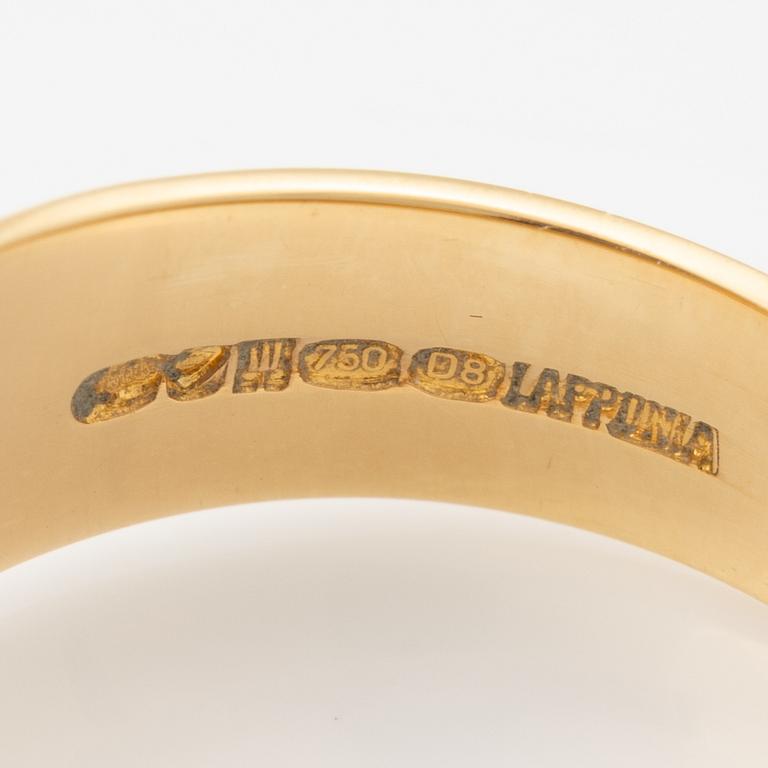 Björn Weckström, ring "Guldsten", 18K guld och malm, Finland 1981.