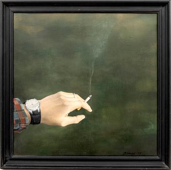 Bertil Warnolf,  olja på duk signerad och daterad 73.