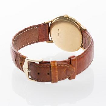 ARMBANDSUR, herr, Zenith, 18K guld. Total vikt ca 37 gram.