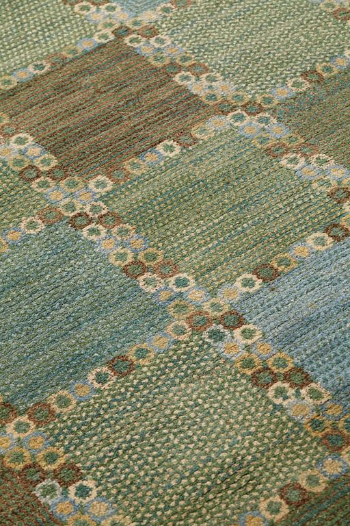 Barbro Nilsson, A carpet, "Gröningen", knotted pile, ca 241-241,5 x 170,5-173,5 cm, signed AB MMF BN.