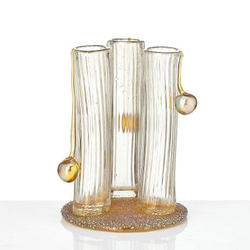 Johann Loetz, an Art Nouveau "Boule Boule" glass vase, Austria, early 1900s.