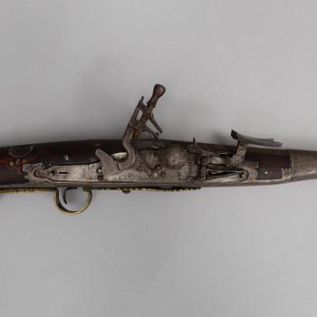 A 19th century  north african snap haunce gun.