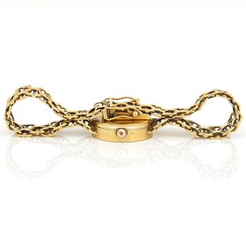ARMBANDSUR, Certina, 18K guld, armband, D Ekström, Falköping, 1988. Total vikt ca 21 g.