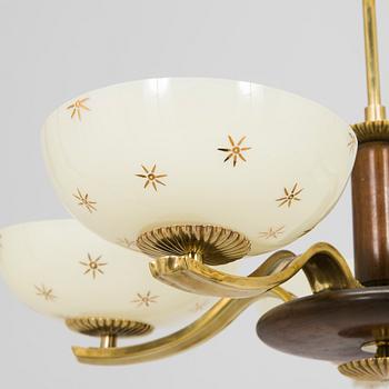 Paavo Tynell, taklampa modell 1260/5 Taito, 1930-tal.