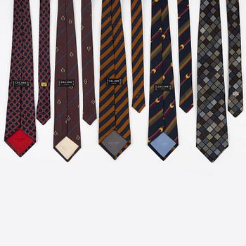 Céline, silk ties, 5 pcs.