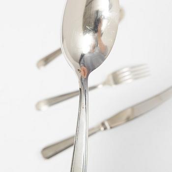 A Dutch silver cutlery set, circa mid-20th century (43 pieces).