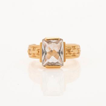 Ring, 18K gold, G. Dahlgren & Co, Malmö, second half of the 20th century.
