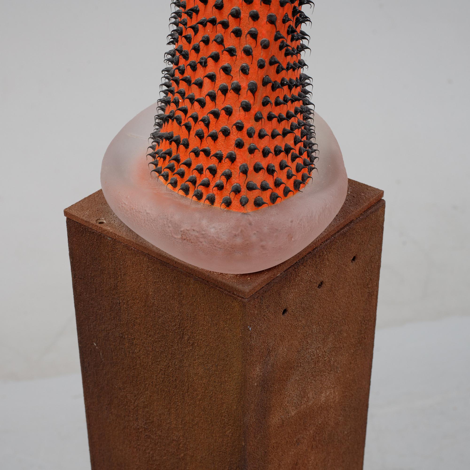 Kjell Engman, a unique glass sculpture, Kosta Boda, Sweden.