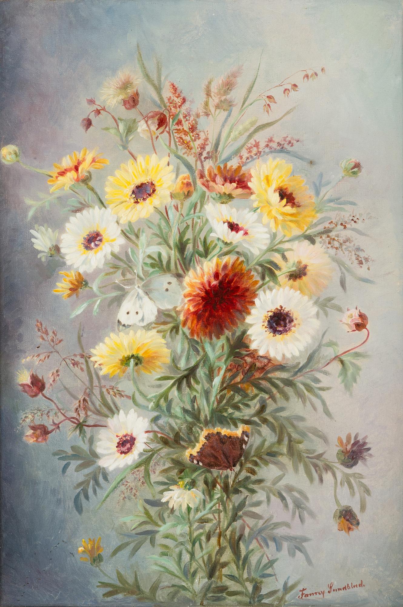 Fanny Sundblad, oil on canvas, signed.