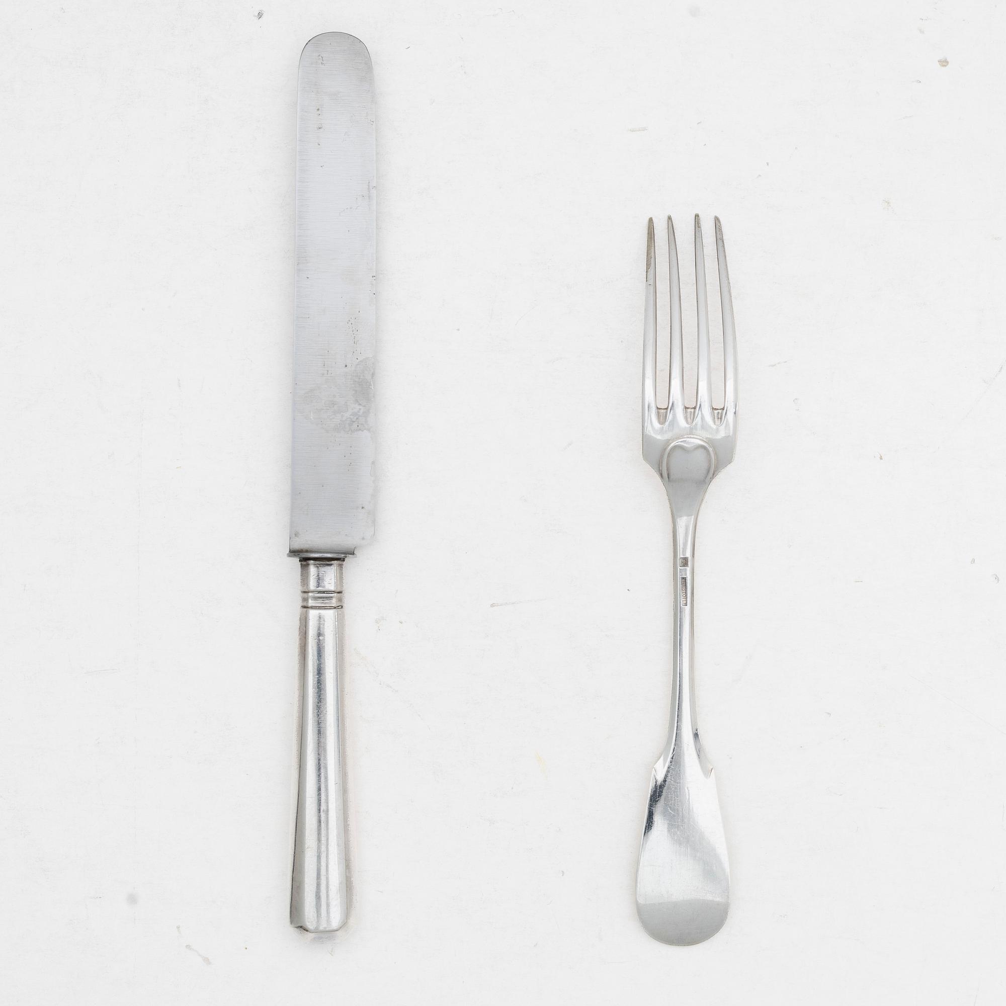 Christofle, bestick, 24 delar, nysilver, Frankrike 1900-tal.