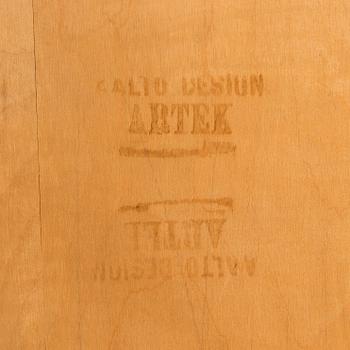 Aino Aalto, kirjahylly /kirjakaappi,  malli 408, O.Y. Huonekalu- ja Rakennustyötehdas A.B, 1950-luvun alku.