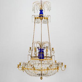 Kattokruunu, 18:lle kynttilälle, Pietari 1800-luku.