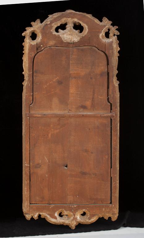 A Swedish Rococo 18th century mirror.