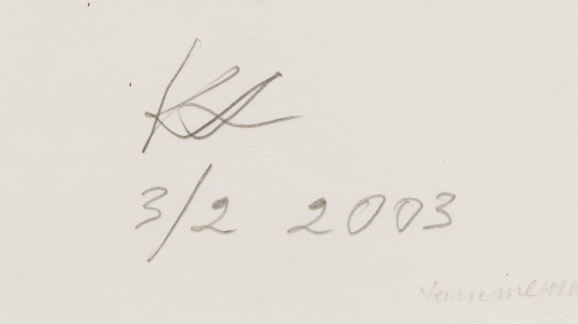 KUUTTI LAVONEN, water colour, signed and dated 5/2 2003.
