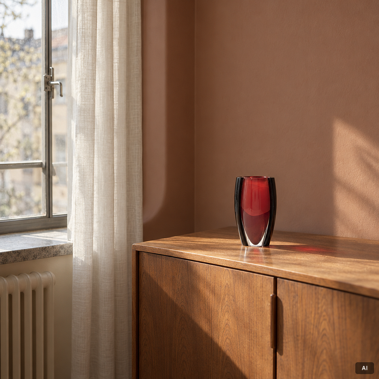 Mats Borgström, Vase, Orrefors.