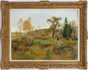 Olof Hermelin, oil on canvas, signed and dated 14/10 1894.