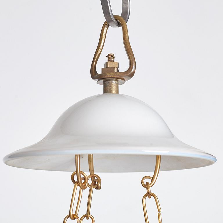 A Gustavian-style 20th century one-light hanging-lamp.