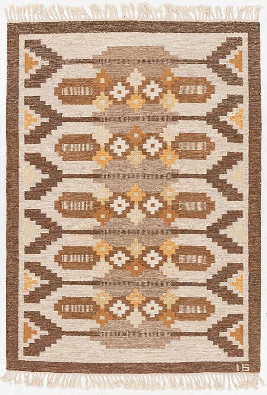 Ingegerd Silow, matta, rölakan, ca 240 x 175 cm.