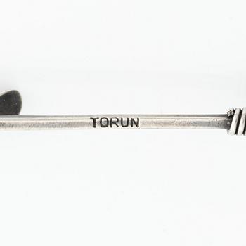 Vivianna Torun Bülow-Hübe, hänge, silver med strandsten.