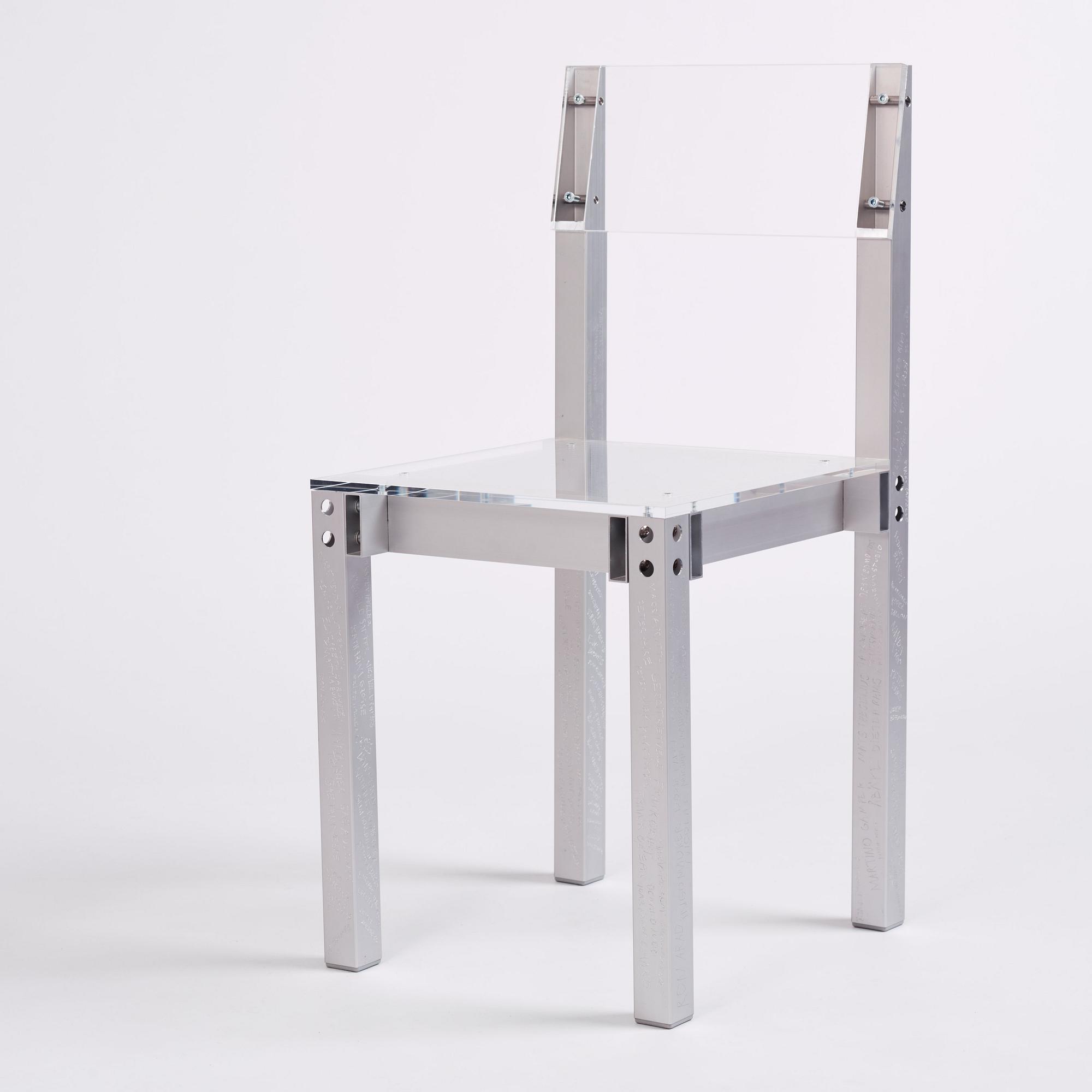 Fredrik Paulsen, stol, unik, "Chair One, Heroes", JOY, 2024.