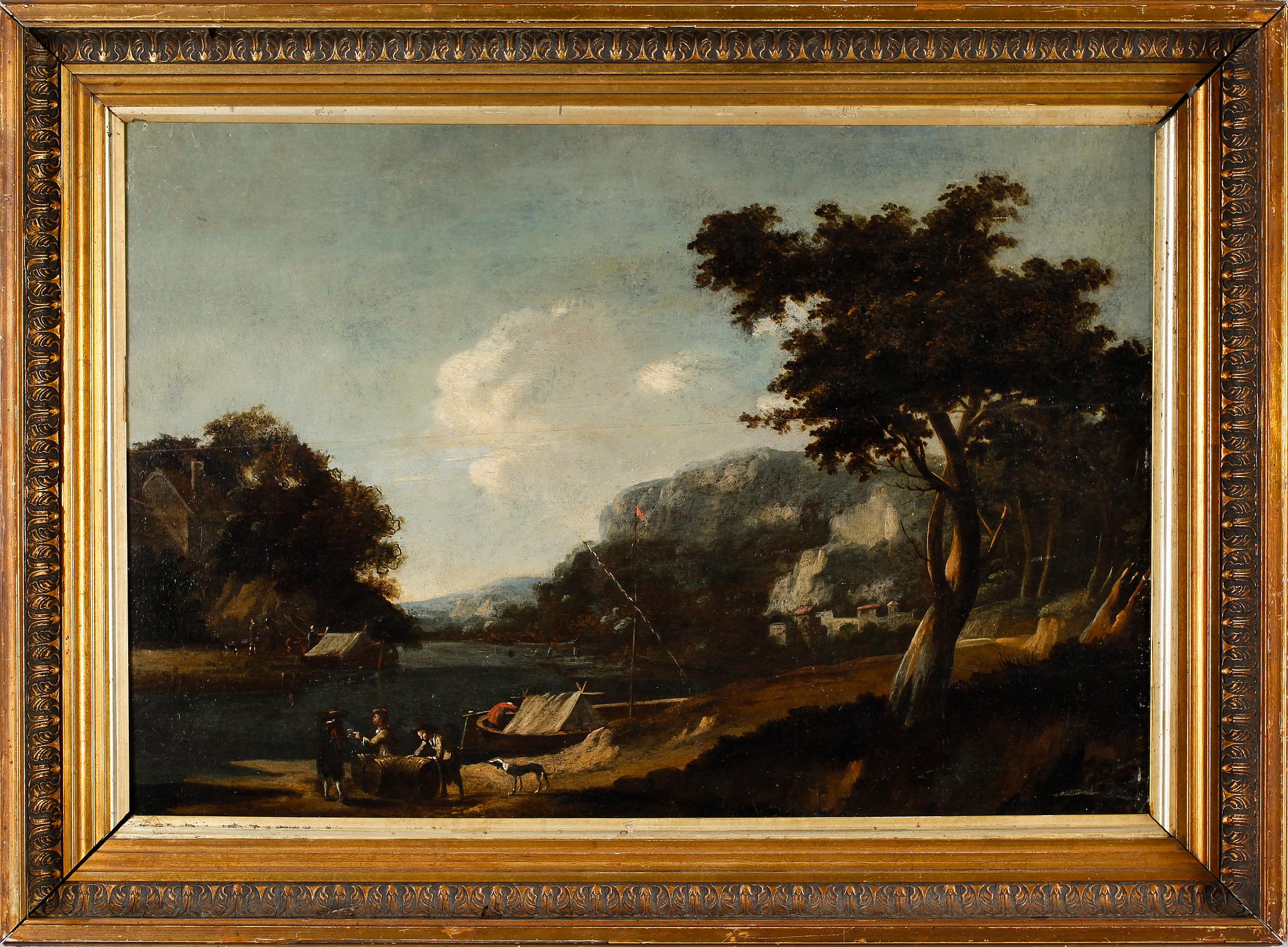 ITALIENSK SKOLA, olja på pannå, ej signerad, 1600-/1700-tal.