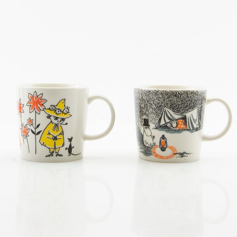 Mugs 8 pcs Moomin characters/ Mumin Arabia Finland.