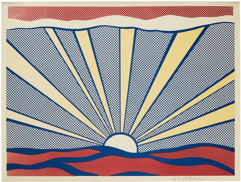 Roy Lichtenstein, "Sunrise".