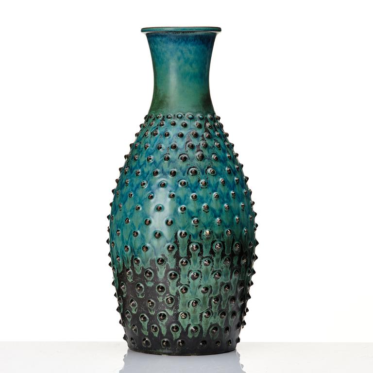 Sven Wejsfelt, a stoneware floor vase, Gustavsberg studio, Sweden 1963.