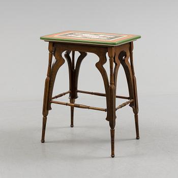 An early 20th century art nouveau table.