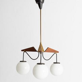 A ceiling lamp, Italy, 1960s.