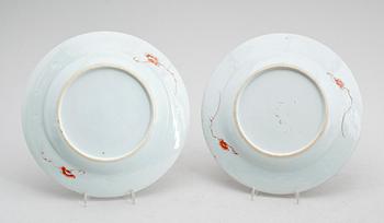 TALLRIKAR, 1 par, Kina, 1700-tal.