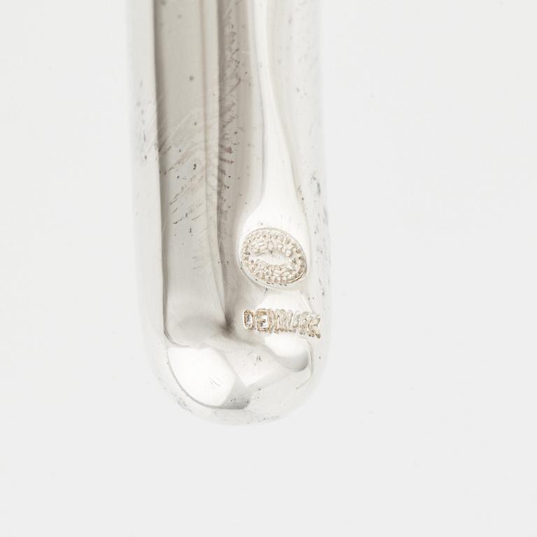 Georg Jensen, Anne Ammitzböll, halsring, "Aura", sterlingsilver, Firma Georg Jensen, Köpenhamn.