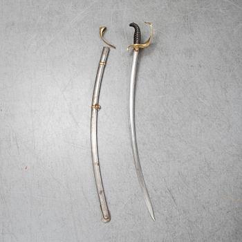 A 19th Century Swedish officer's sabre.