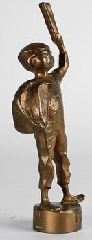 STIG BLOMBERG, skulptur, brons, monogramssign. Gjutarstämpel Herman Bergman.