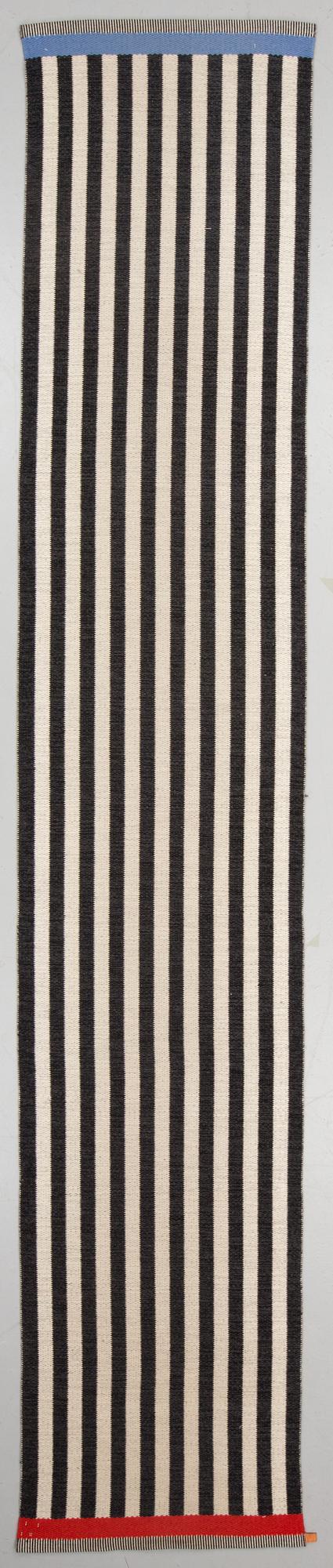 GALLERIMATTA, maskinvävd, "Arkad long stripe",  Gunilla Lagerhem-Ullberg , Kasthall, ca 424 x 80 cm.