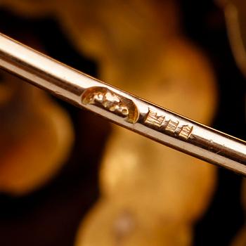 BROSCH, 14 k guld. Vikt 11 g.