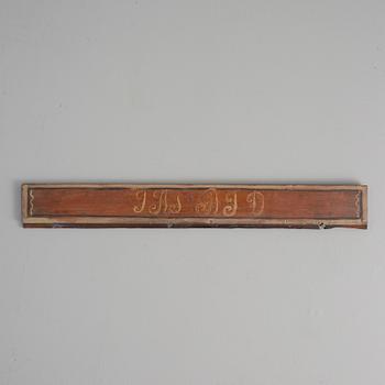 A set of Swedish doors to a cupboard. First half of the 19th century.
