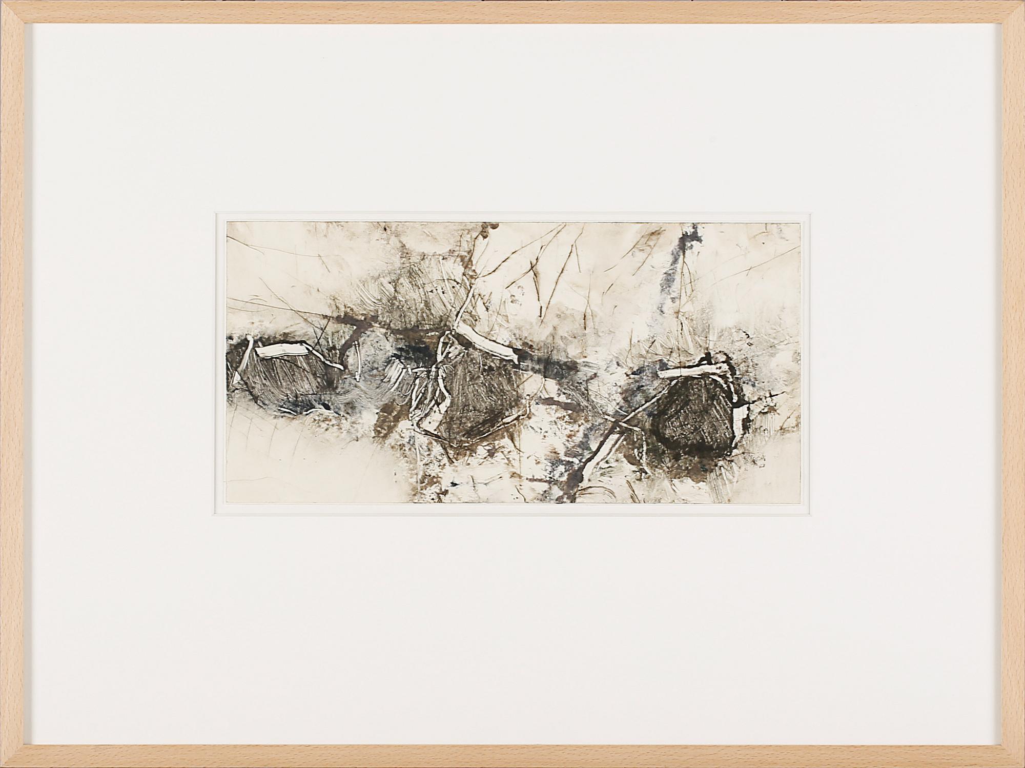 JUKKA MÄKELÄ, 2 st, monoprints, osignerade.