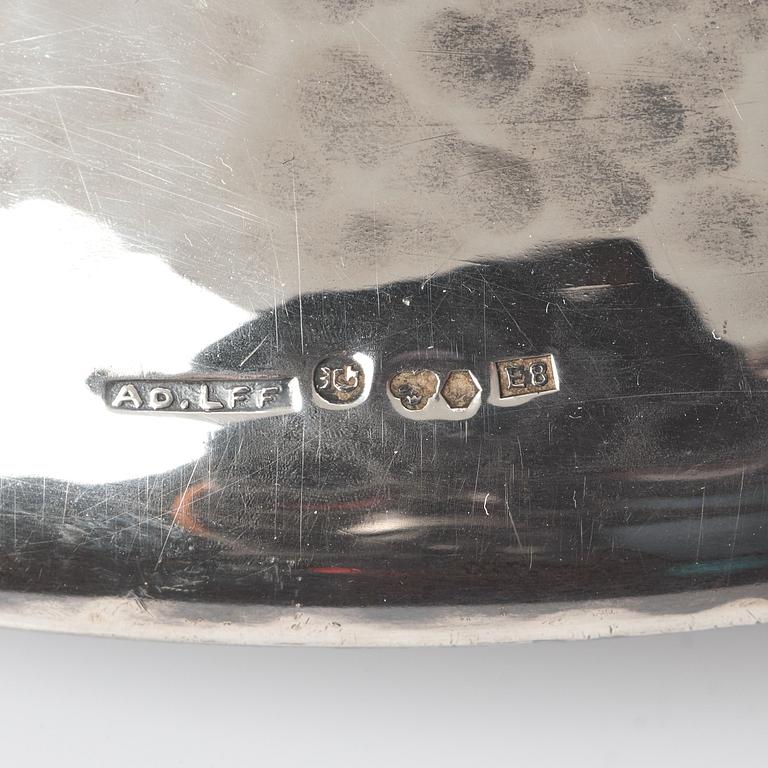 Juweler Carl Söderqvist, a silver table lamp, Gothenburg, Sweden 1931.