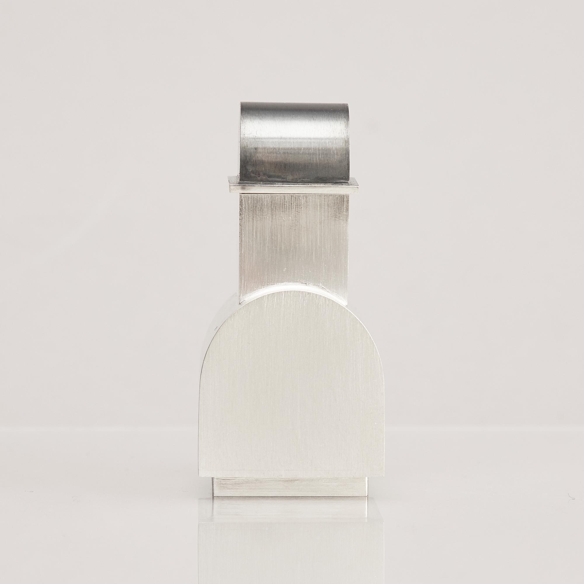 A sterling silver perfume bottle, mark of Rolf Lindståhl, Stockholm 2021.
