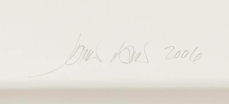 Janne Laine, heliograph and aquatint, signed and dated 2006, numbered 3/32.