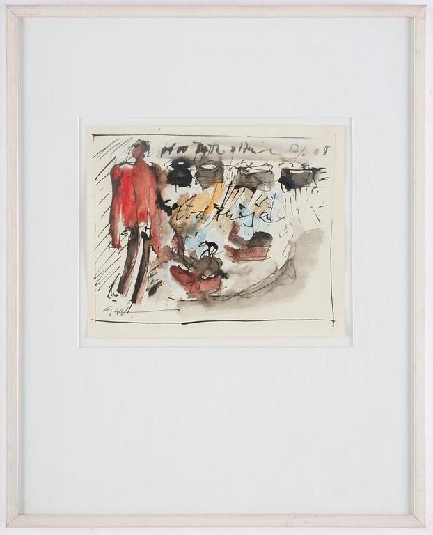 Gösta Werner, "Röd tröja".